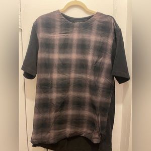 Helmut Lang Plaid Tee